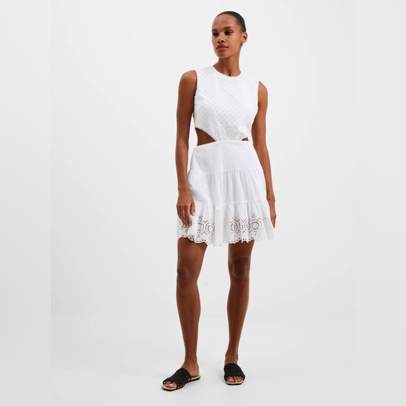 NWT FCUK broderie sun dress, size 4 - Picture 1 of 7